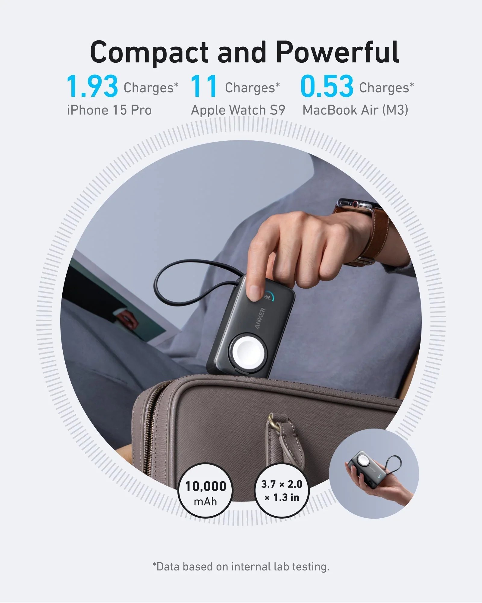 Anker MagGo Power Bank 10K 35W For Apple Watch - Image 8