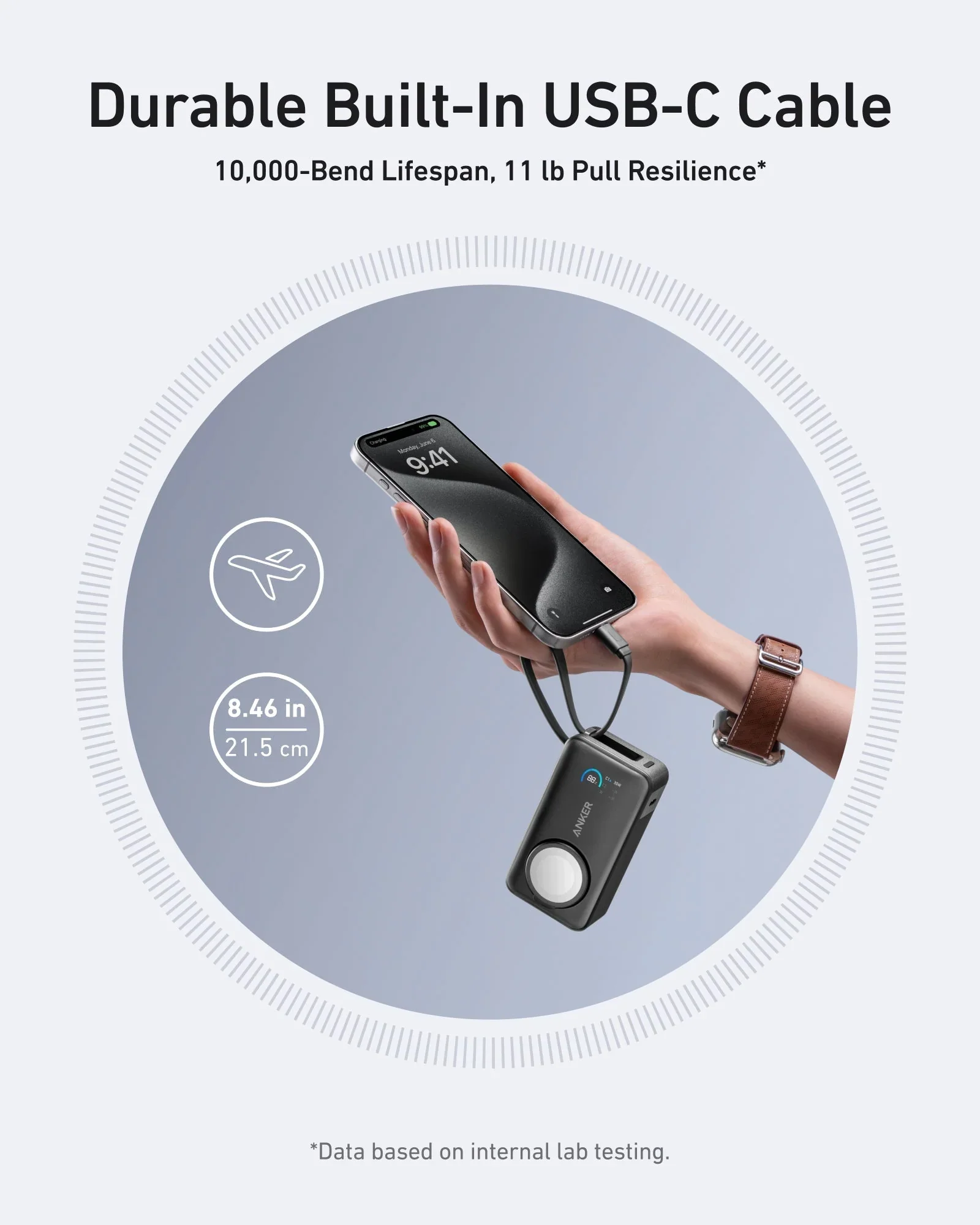 Anker MagGo Power Bank 10K 35W For Apple Watch - Image 9