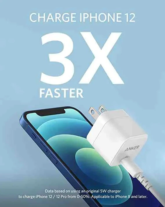 Anker PowerPort III 20W Cube PD- White US Plug - Image 4