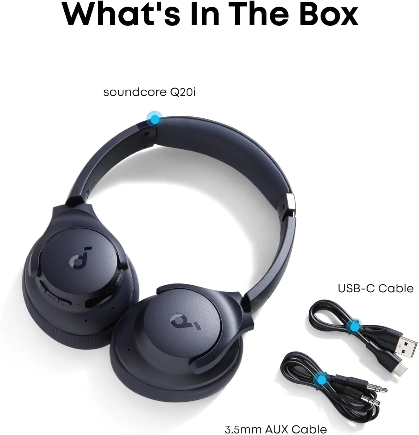 Anker Soundcore Q20i Hybrid Active Noise Cancelling Headphones - Image 16