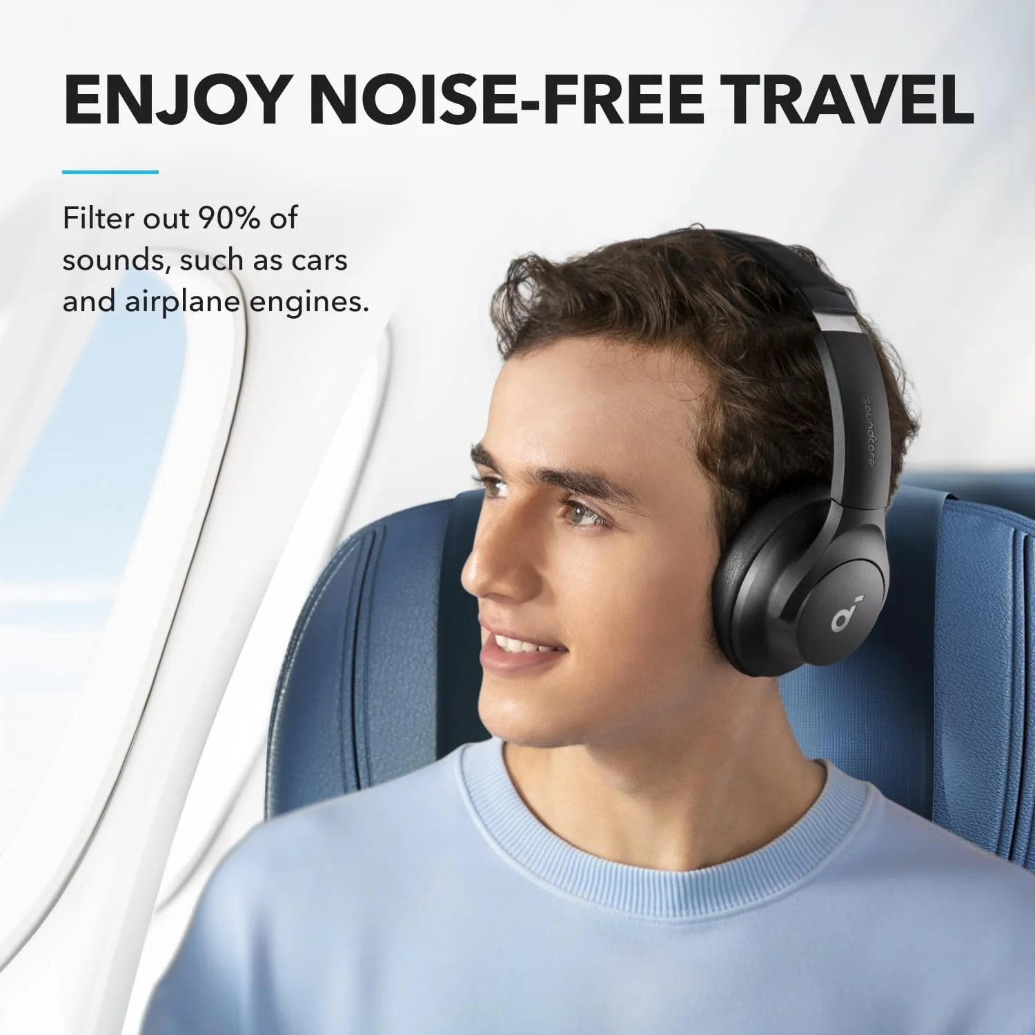 Anker Soundcore Q20i Hybrid Active Noise Cancelling Headphones - Image 8
