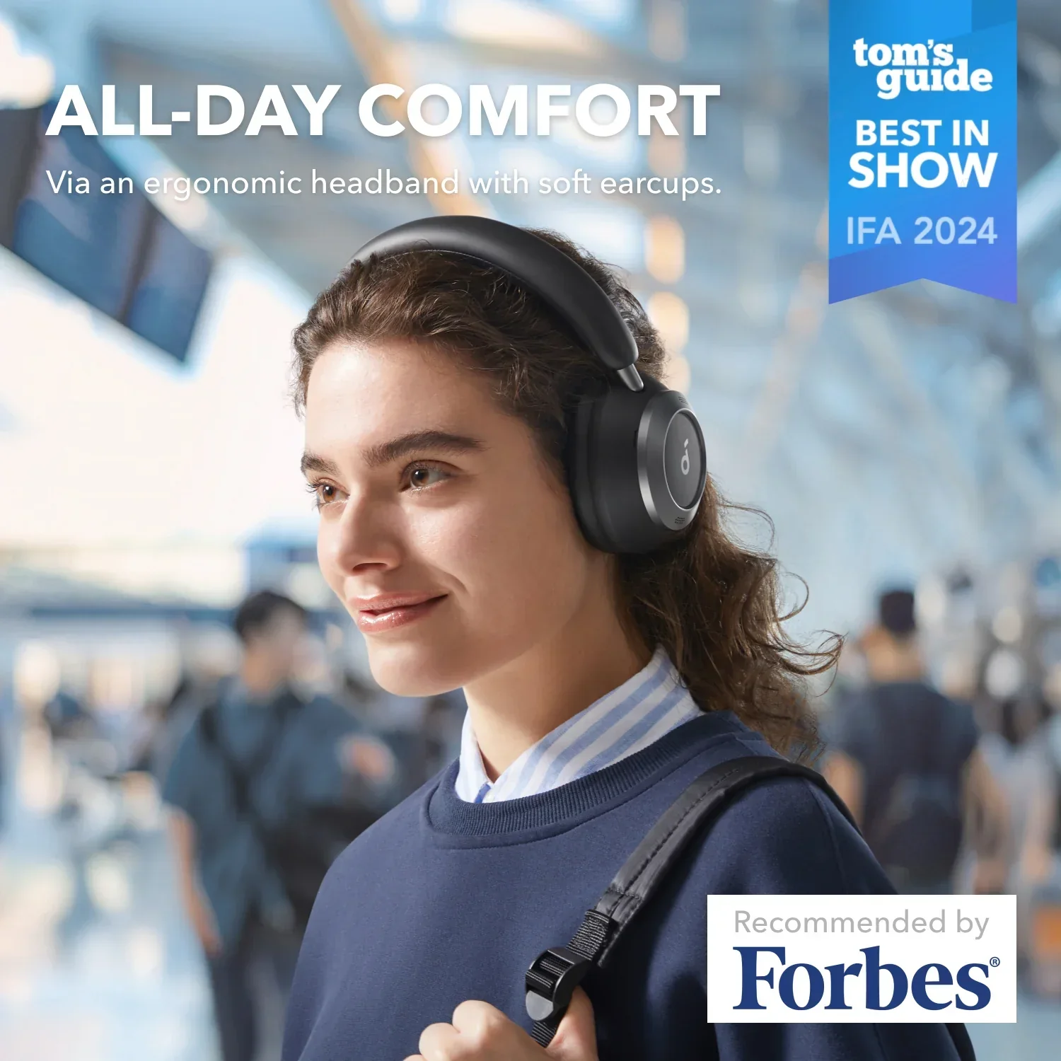 Anker Space One Pro Foldable Over-Ear Headphones - Image 2