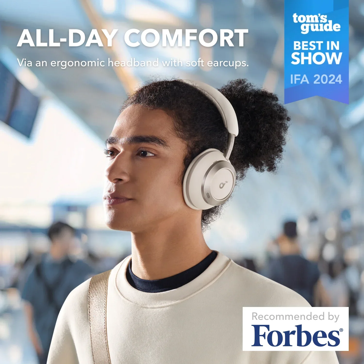 Anker Space One Pro Foldable Over-Ear Headphones - Image 3