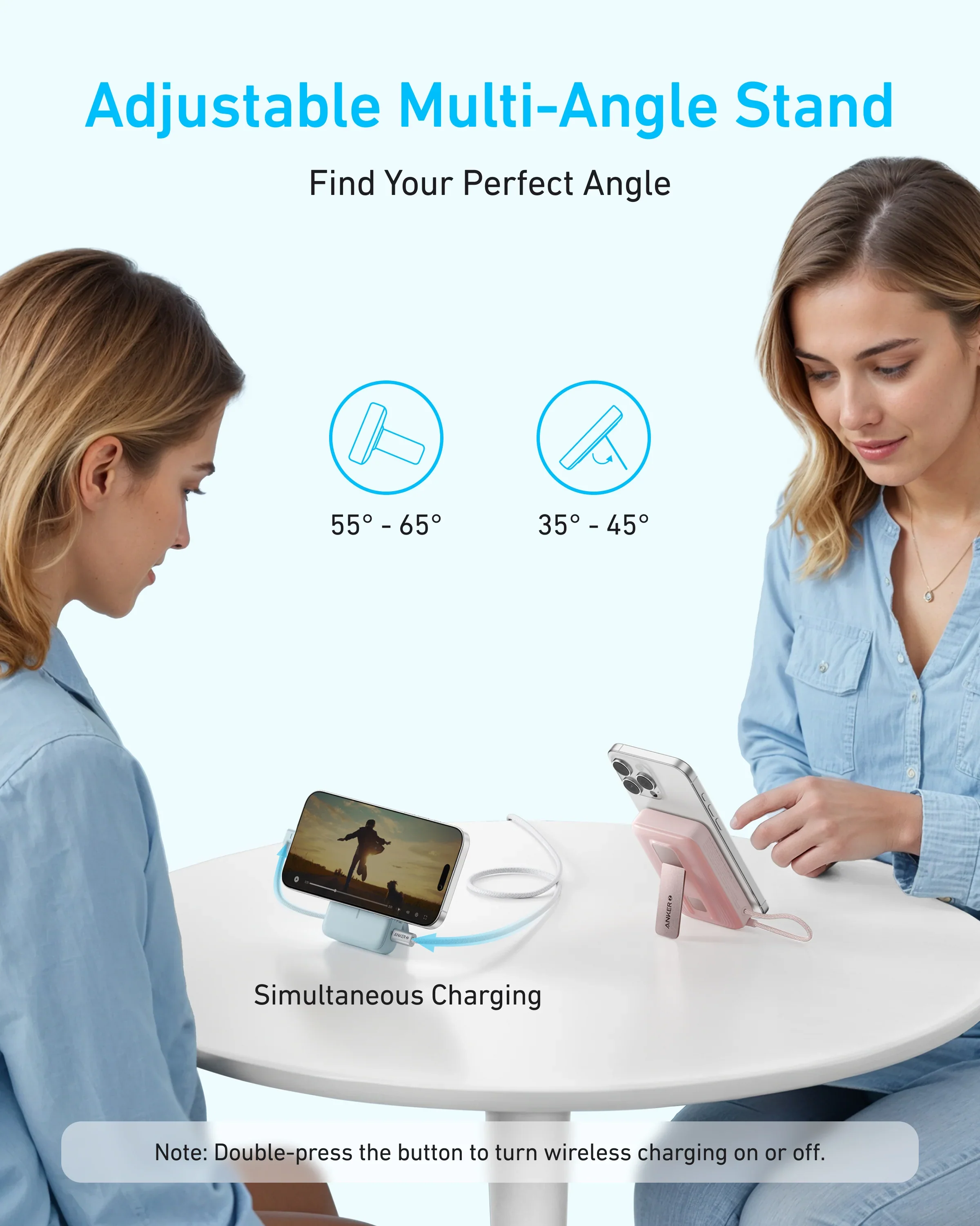 Anker Zolo 10,000mah Magnetic Powerbank, Built In Usb-C Cable - Image 4