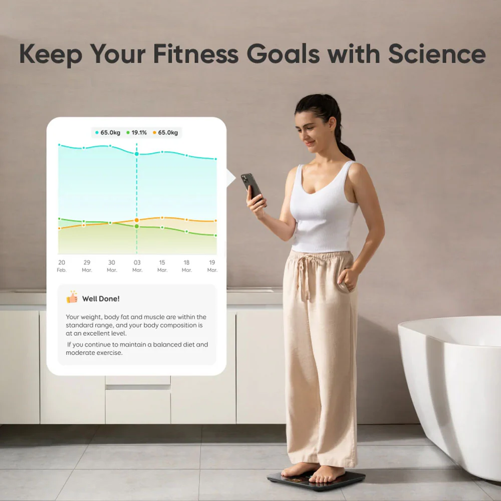 Eufy Smart Scale P3, Wi-Fi + Bluetooth Smart Scale - Image 4